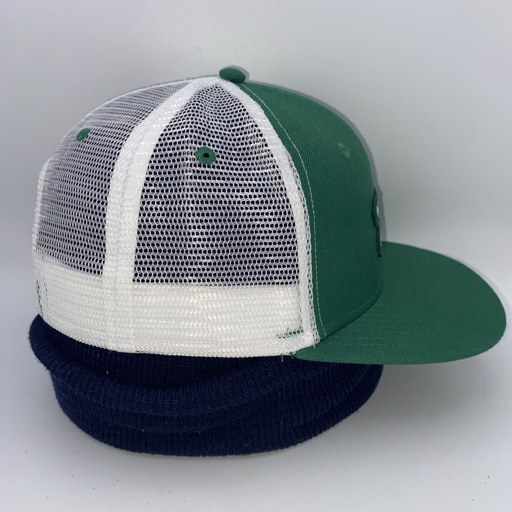 David Kinch's The Bywater Los Gatos Snapback Green & White Trucker Hat EUC - Picture 4 of 11